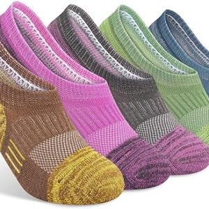 Gonii Womens No Show Socks Athletic Ankle Socks Cushioned Running Low Cut 5-8 Pairs