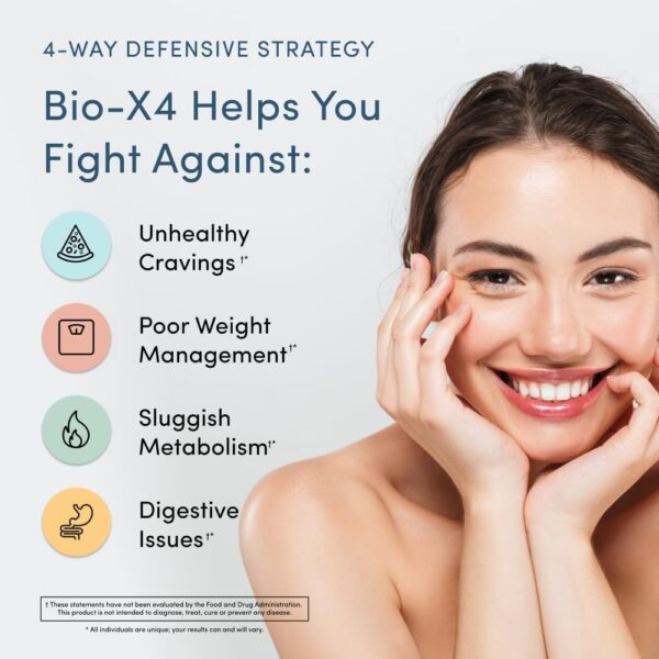 Nucific® Bio-X4 4-in-1 Weight Management Probiotic Supplement, 90 Count. - Image 5