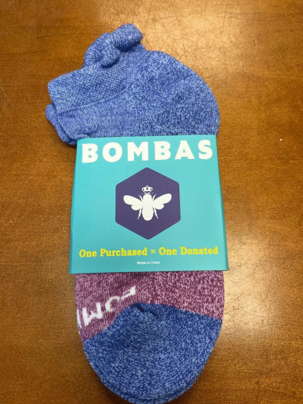 Bombas Women's Ankle Socks (Violet/Fuchsia, Medium) [2 PAIRS]
